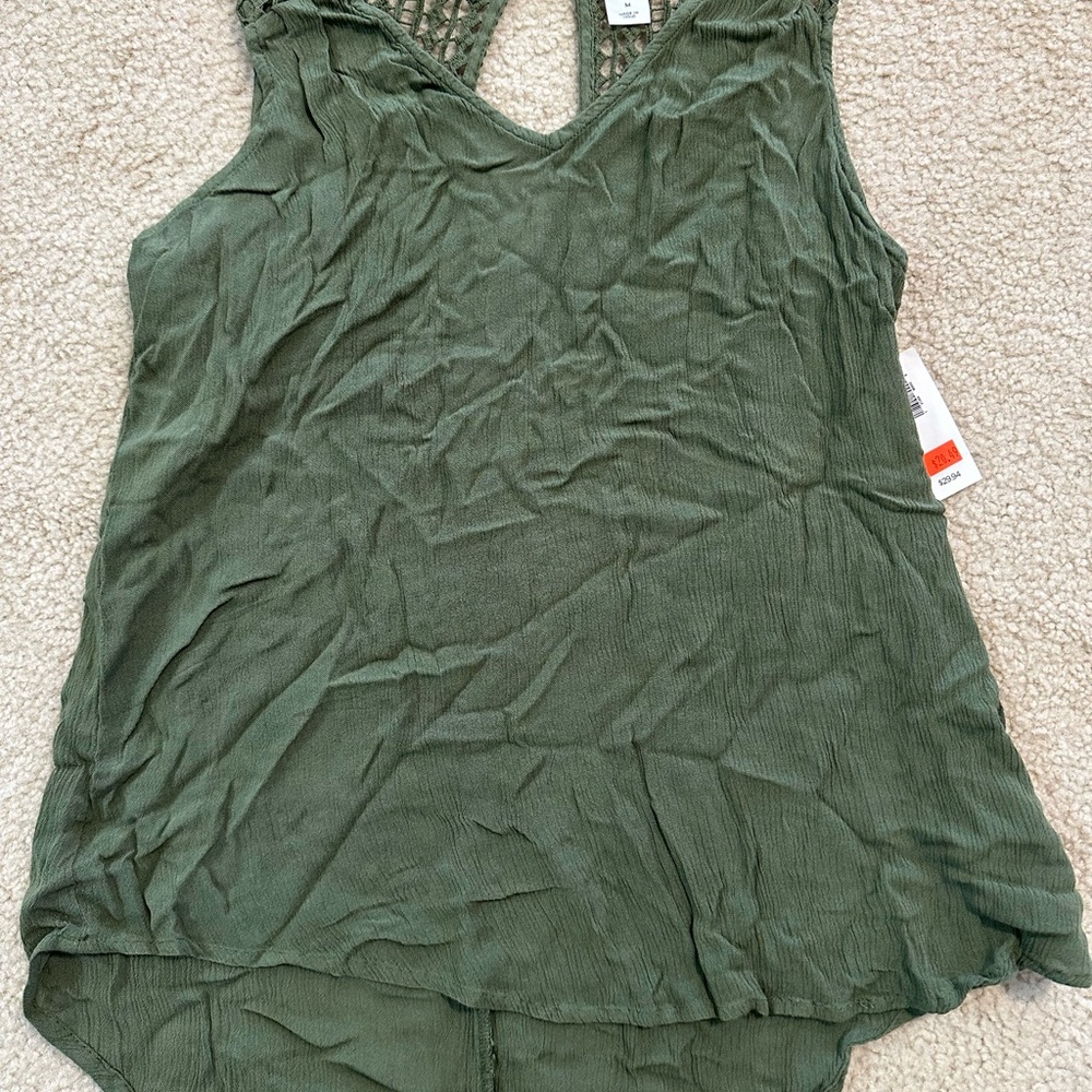 Old Navy Forest Green Tank Top
